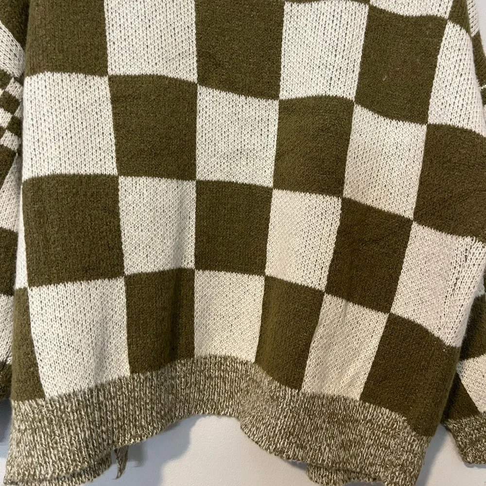 Checkered cardigan - Picture 6 of 11